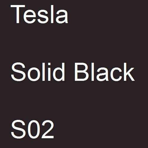 Tesla, Solid Black, S02.